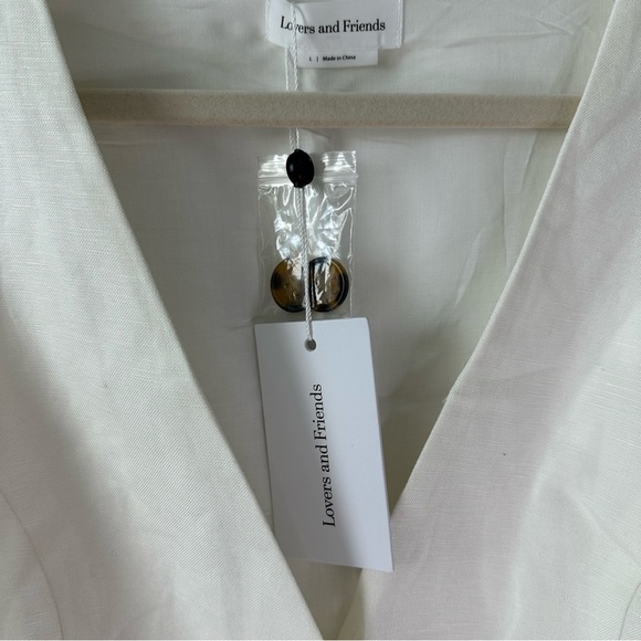 NWT LOVERS AND FRIENDS Asa Vest in Ivory SZ L - Picture 4 of 6
